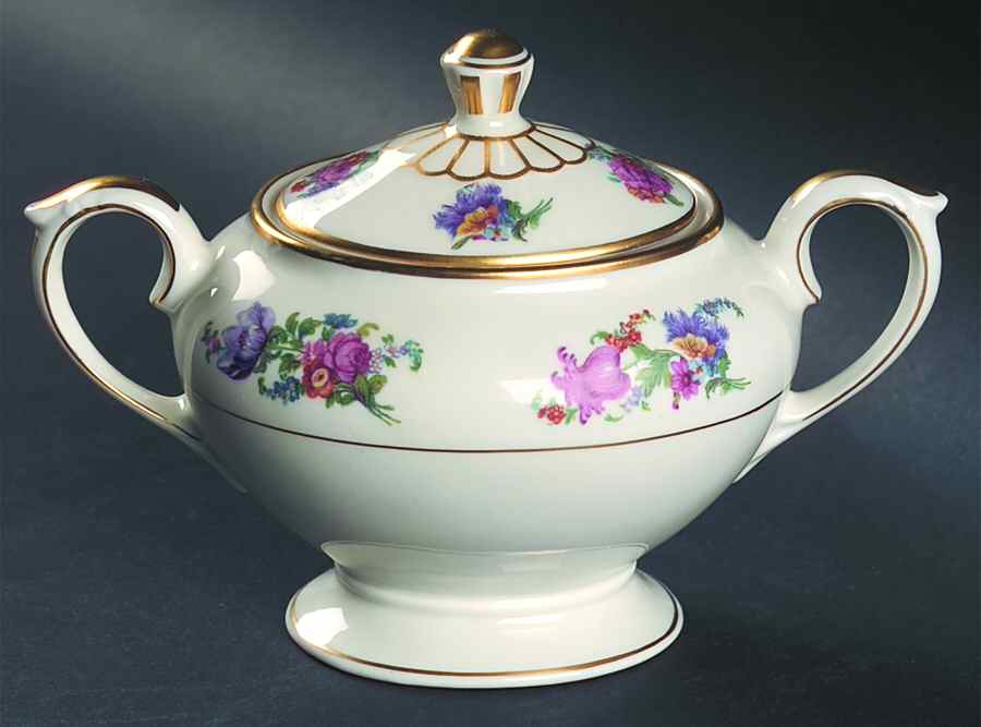 Plymouth Sugar Bowl & Lid by Lamberton-1
