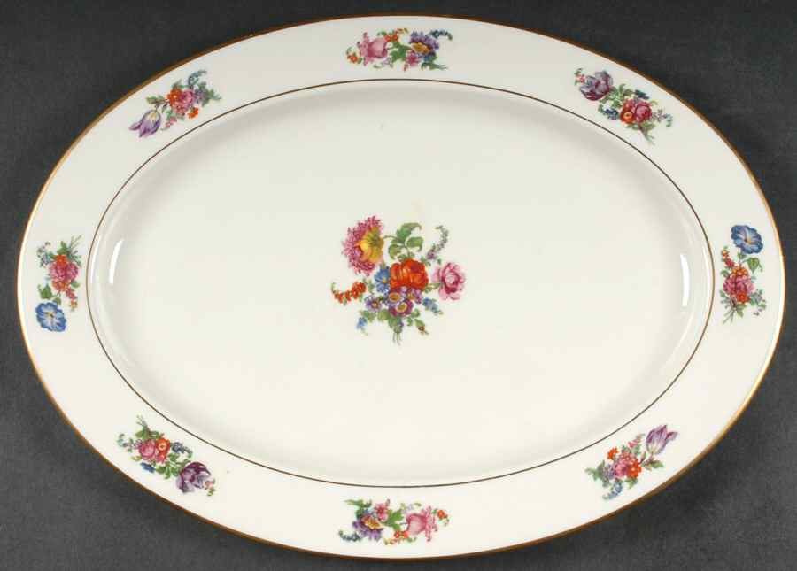 Plymouth 14" Oval Serving Platter by Lamberton-1
