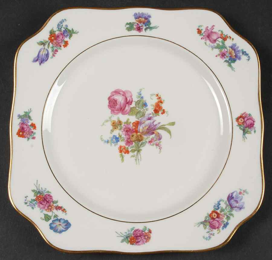 Plymouth Square Salad Plate by Lamberton-1