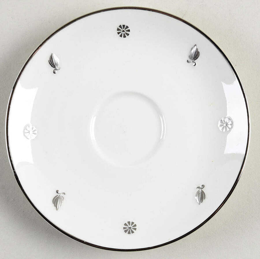 Rena Platinum Saucer for Cream Soup Bowl by Lamberton-1