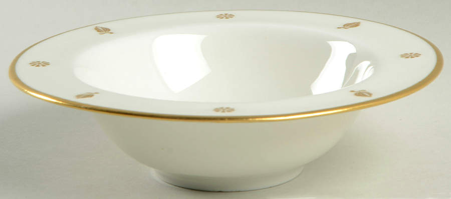 Rena Gold Rim Soup Bowl by Lamberton-1