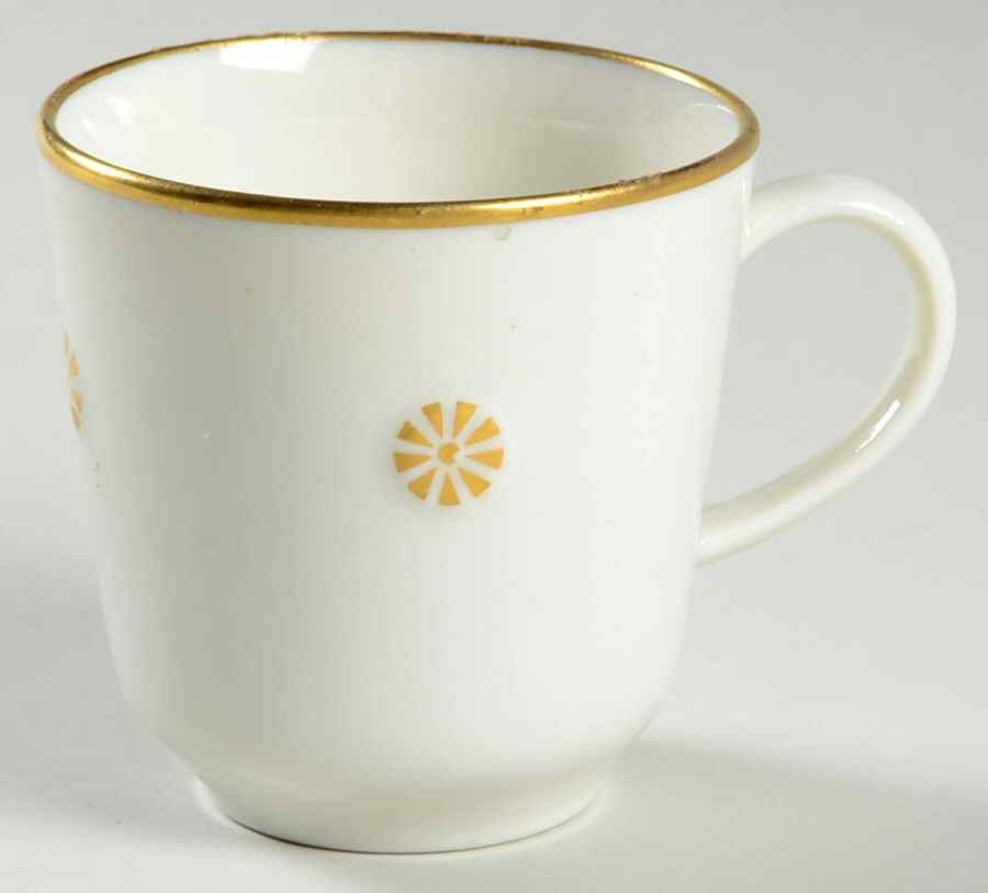 Rena Gold Footed Demitasse Cup by Lamberton-1