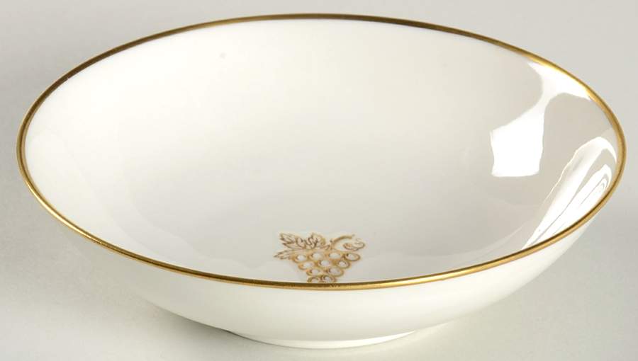 Rena Gold Fruit/Dessert (Sauce) Bowl by Lamberton-1