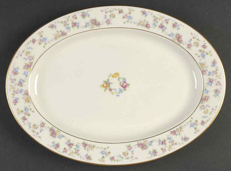 Reverie 12" Oval Serving Platter by Lamberton-1