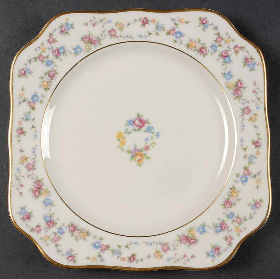 Reverie Square Salad Plate by Lamberton-1