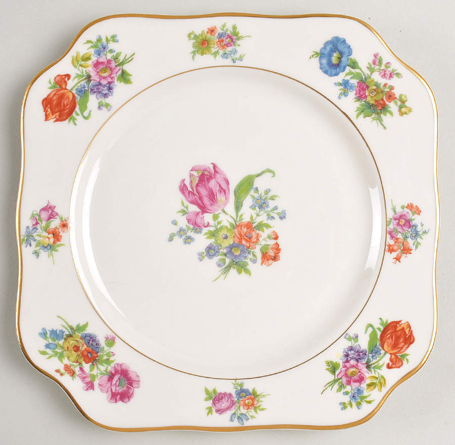 Rita Maria Square Salad Plate by Lamberton-1