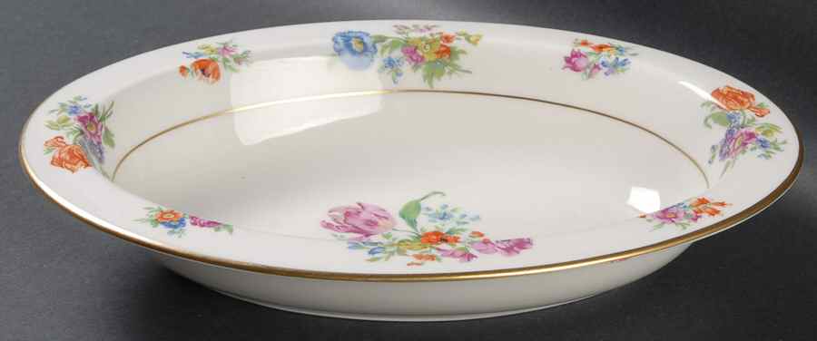Rita Maria 10" Oval Vegetable Bowl by Lamberton-1