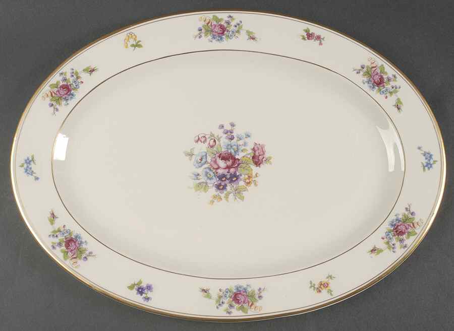 Rose of Lamberton 16" Oval Serving Platter by Lamberton-1