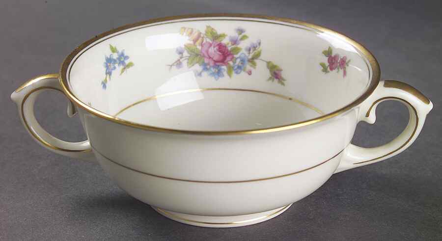 Rose of Lamberton Footed Cream Soup Bowl by Lamberton-1
