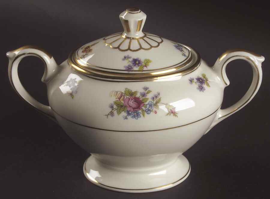 Rose of Lamberton Sugar Bowl & Lid by Lamberton-1