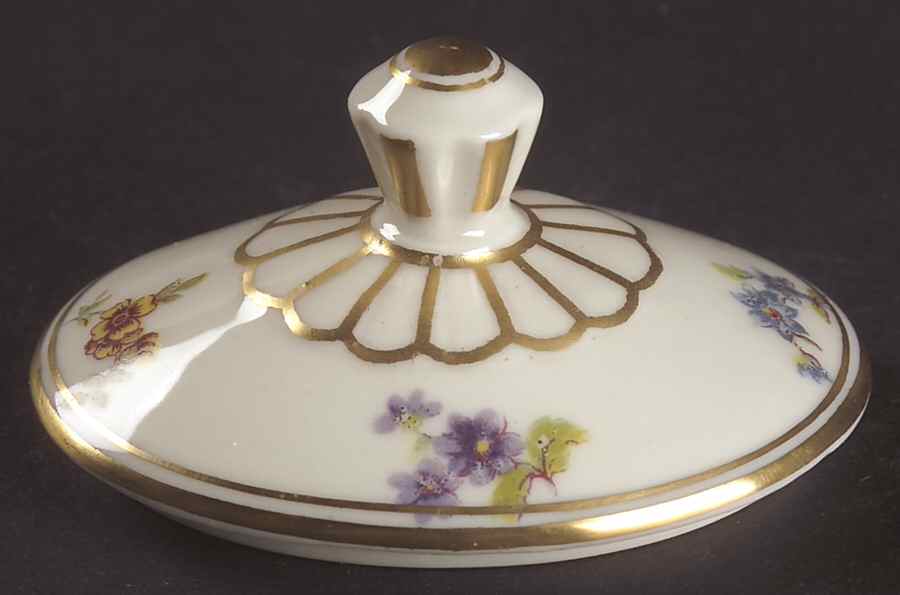 Rose of Lamberton Lid for Sugar Bowl by Lamberton-1
