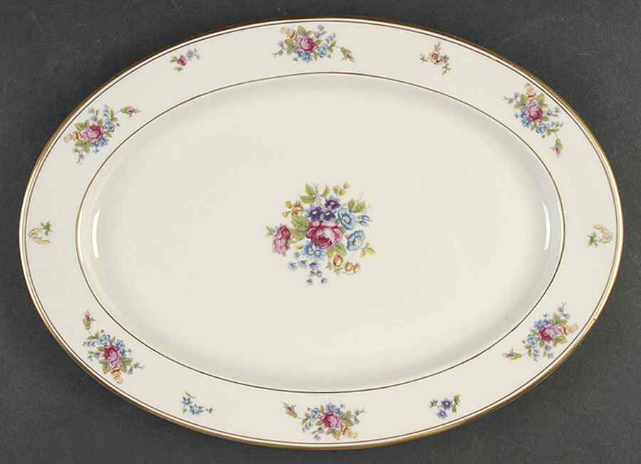 Rose of Lamberton 14" Oval Serving Platter by Lamberton-1