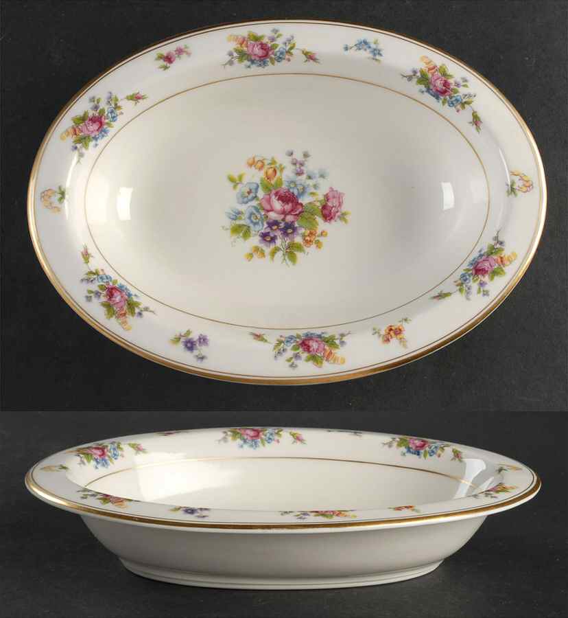 Rose of Lamberton 10" Oval Vegetable Bowl by Lamberton-1