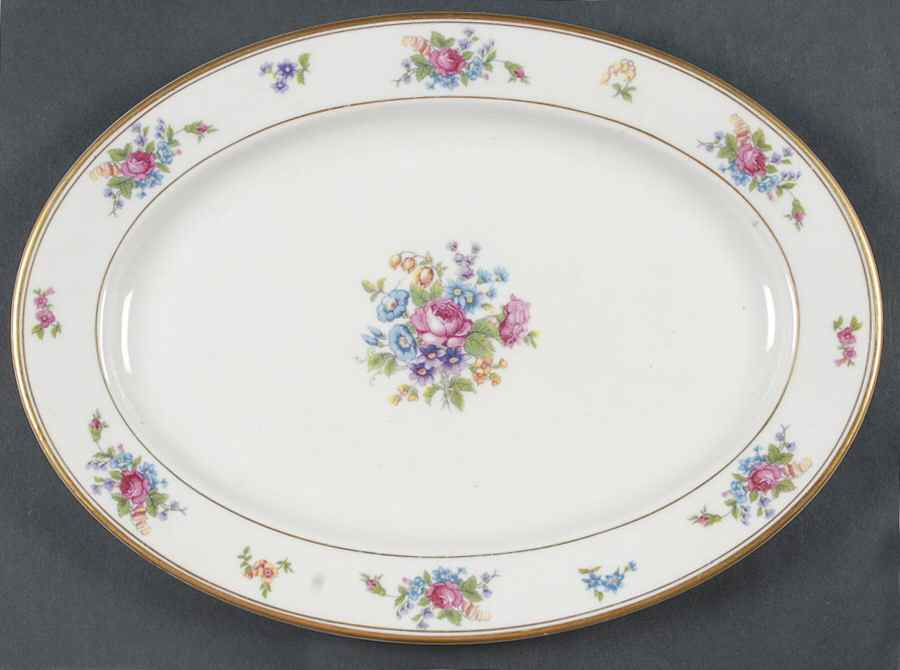 Rose of Lamberton 12" Oval Serving Platter by Lamberton-1