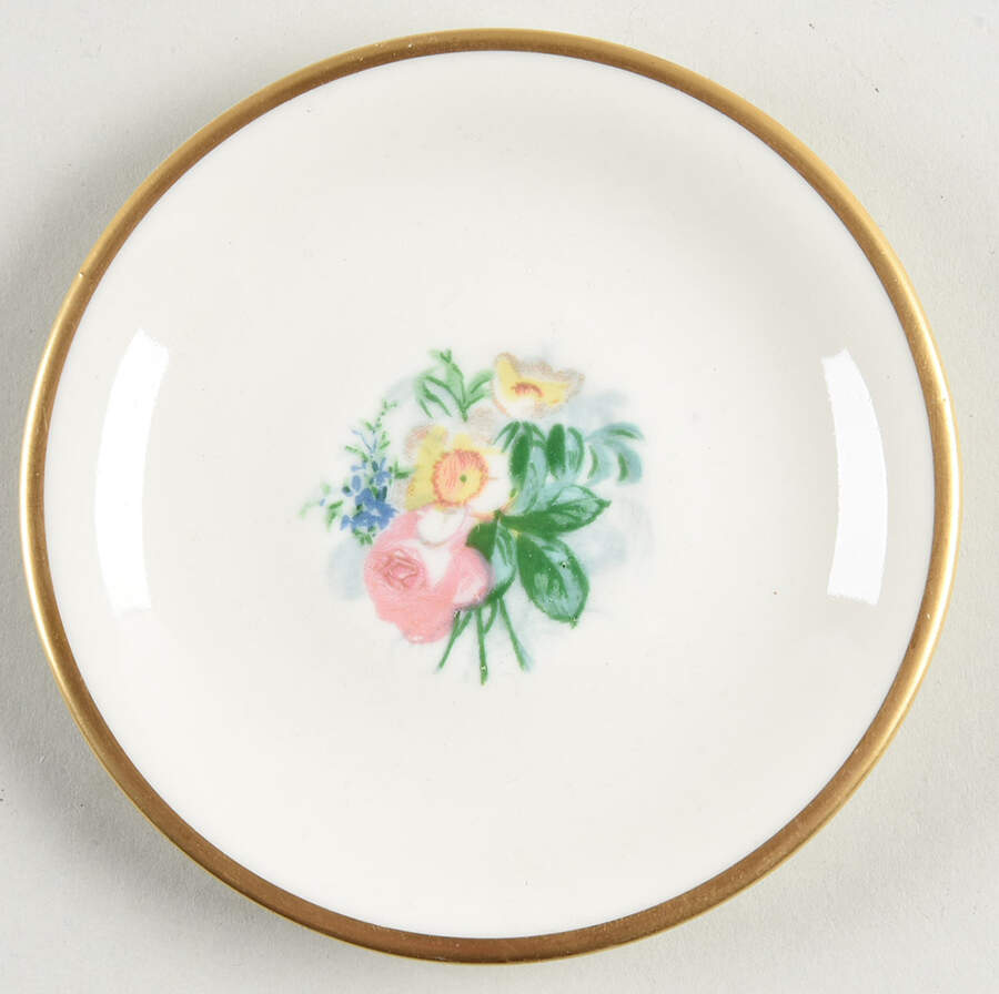 Spring Garden Saucer for Demitasse Cup by Lamberton-1