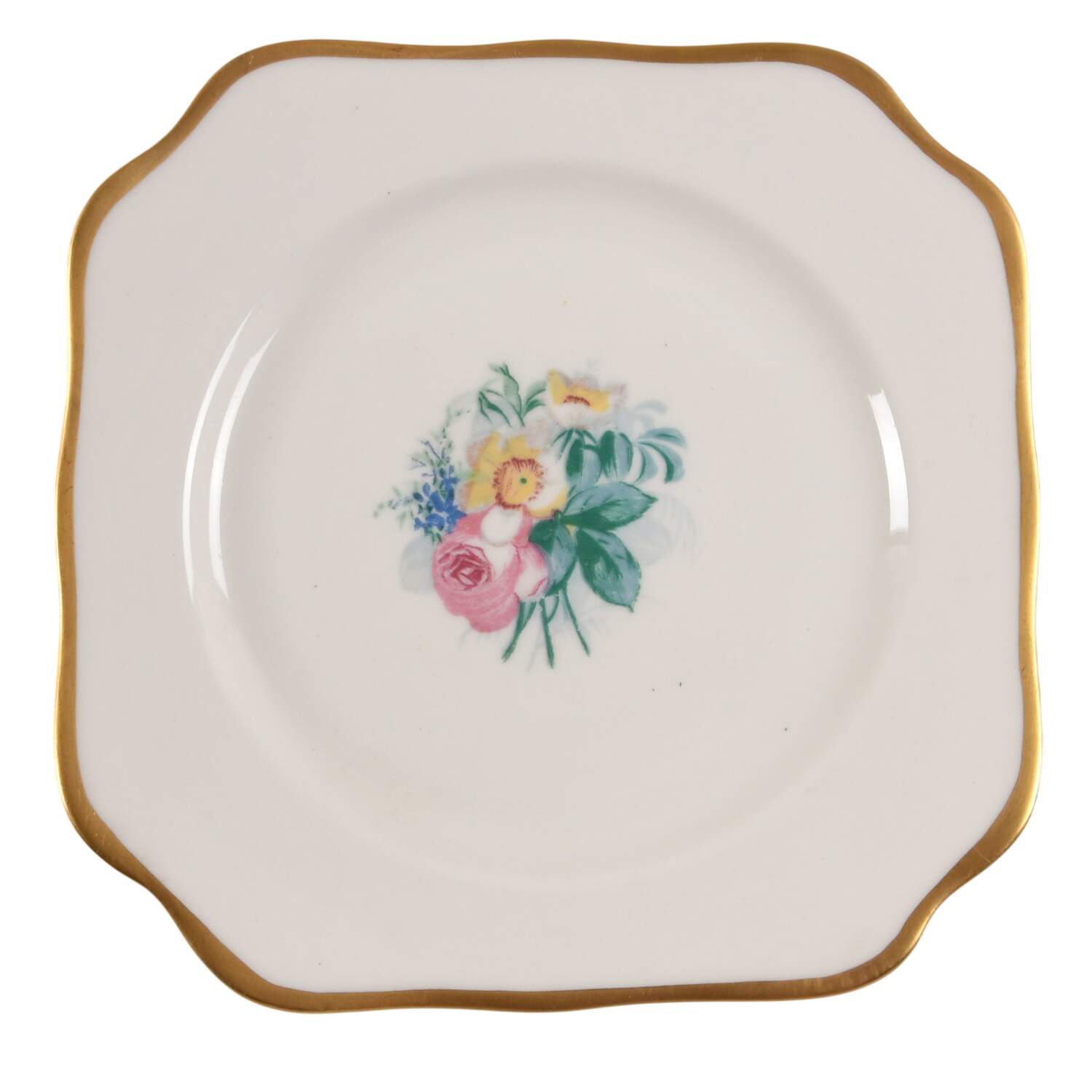 Spring Garden Square Salad Plate by Lamberton-1