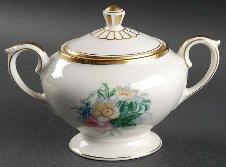 Spring Garden Sugar Bowl & Lid by Lamberton-1