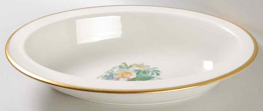 Spring Garden 10" Oval Vegetable Bowl by Lamberton-1