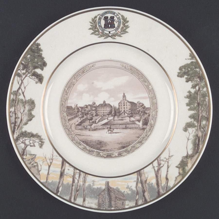 Washington & Jefferson College Dinner Plate by Lamberton-1