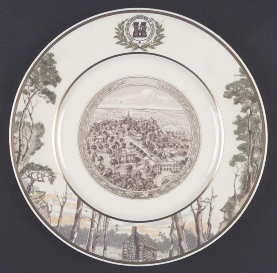Washington & Jefferson College Dinner Plate by Lamberton-1