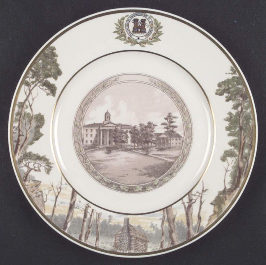 Washington & Jefferson College Dinner Plate by Lamberton-1