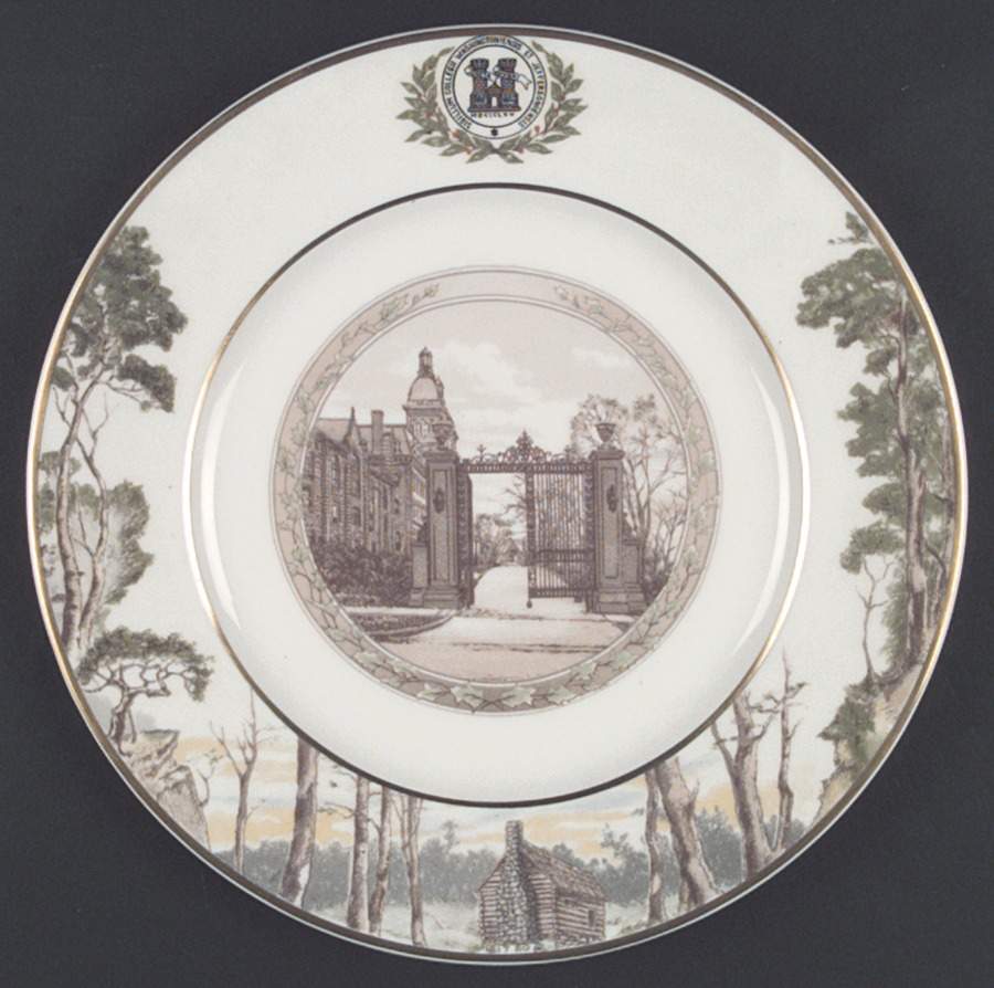 Washington & Jefferson College Dinner Plate by Lamberton-1