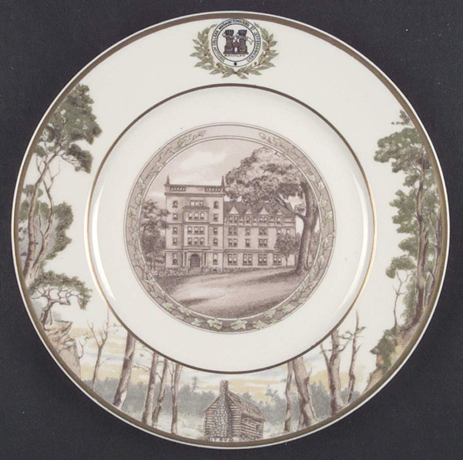 Washington & Jefferson College Dinner Plate by Lamberton-1