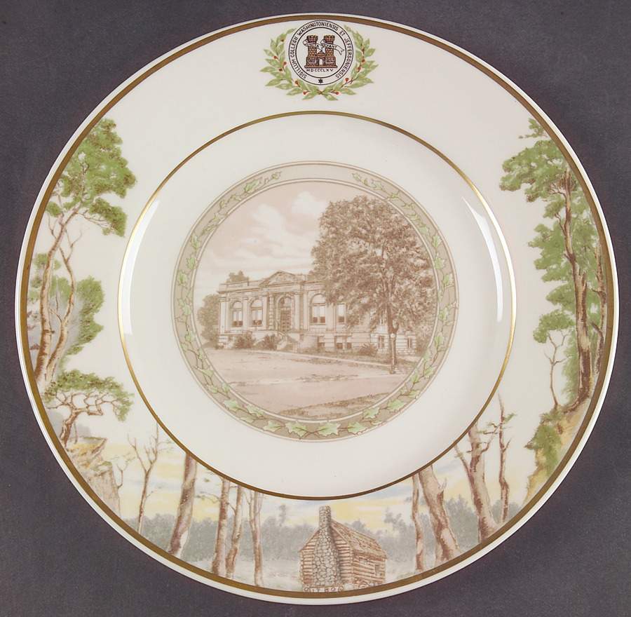 Washington & Jefferson College Dinner Plate by Lamberton-1