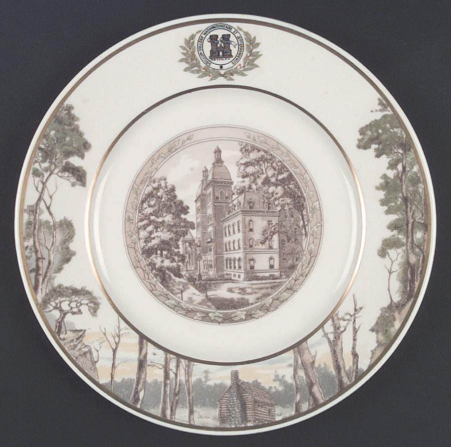 Washington & Jefferson College Dinner Plate by Lamberton-1