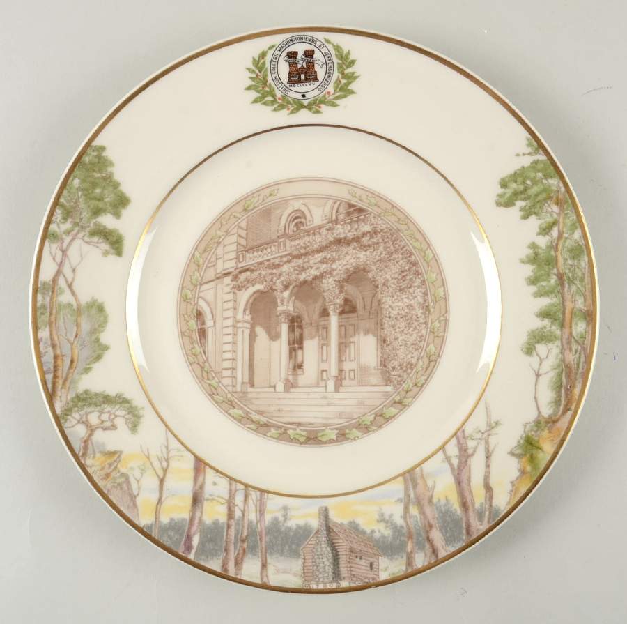 Washington & Jefferson College Dinner Plate by Lamberton-1
