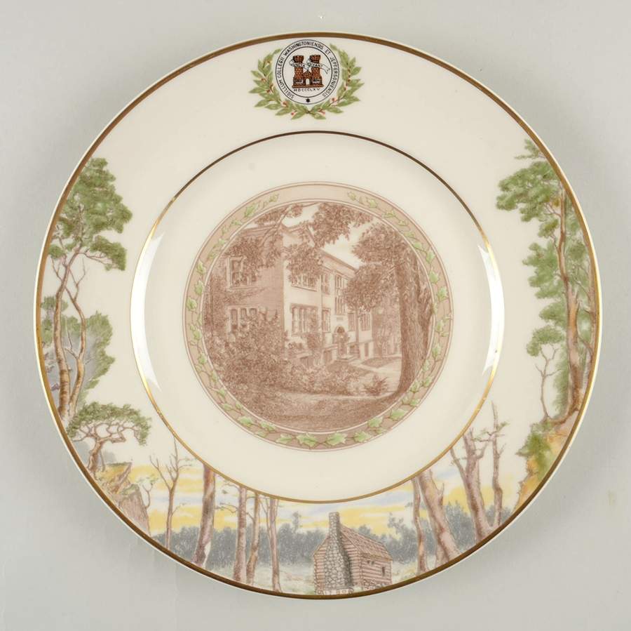 Washington & Jefferson College Dinner Plate by Lamberton-1