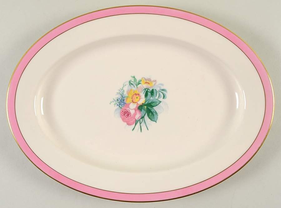Williamsburg 12" Oval Serving Platter by Lamberton-1