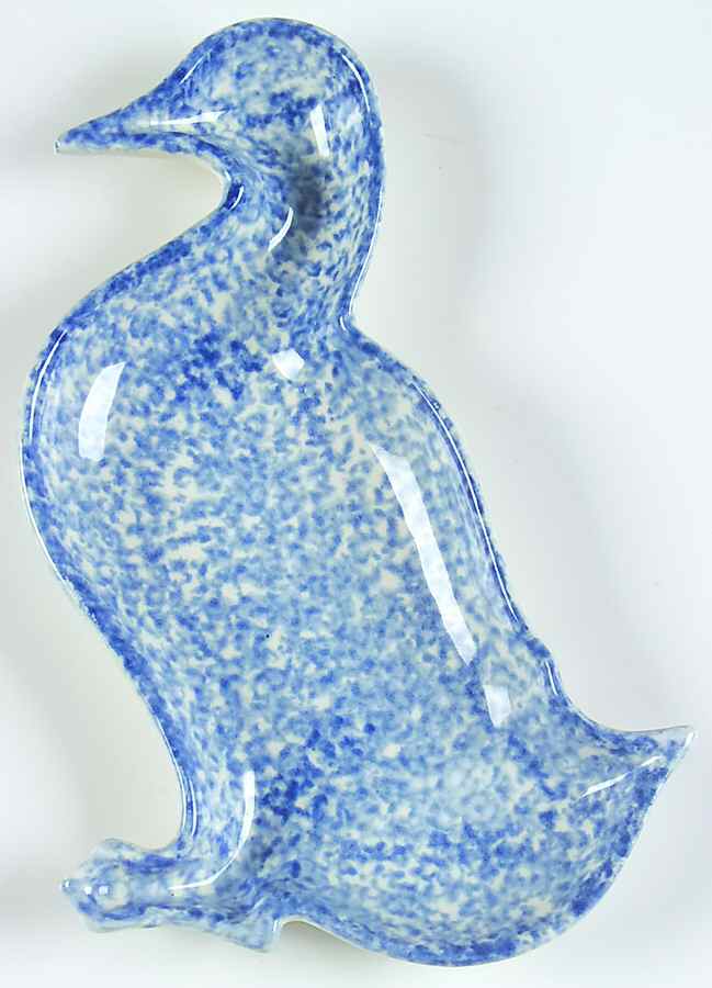 Blue Stipple Spoon Rest/Holder (Holds 1 Spoon) by Los Angeles-1