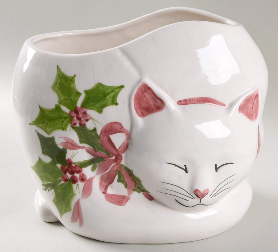 Holly (Green Trim) Figural Cookie Jar No Lid by Los Angeles-1