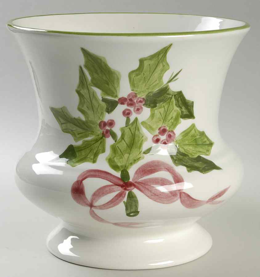 Holly (Green Trim) 8" Planter by Los Angeles-1