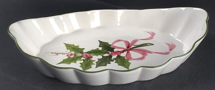 Holly (Green Trim) 13" Augratin by Los Angeles-1