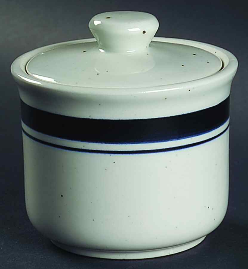 Blueberry Sugar Bowl & Lid by Lauffer-1