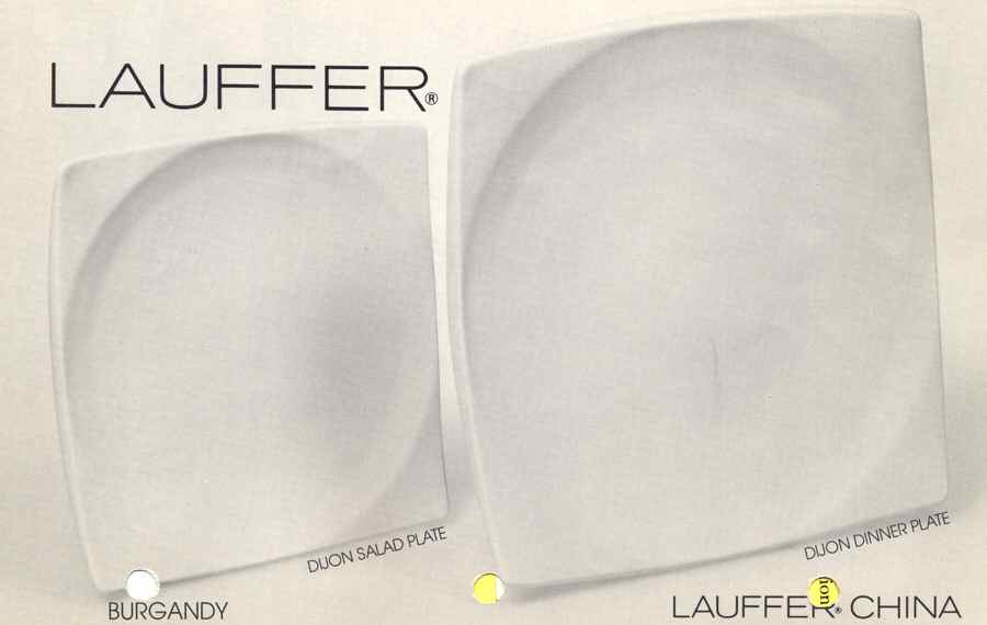 Burgandy Dinner Plate by Lauffer-1