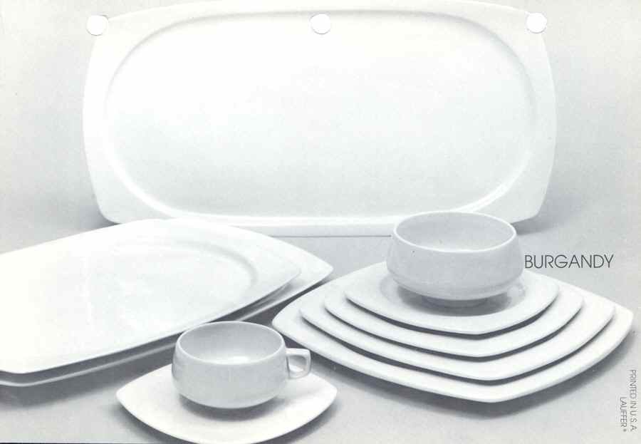 Burgandy Salad Plate by Lauffer-1