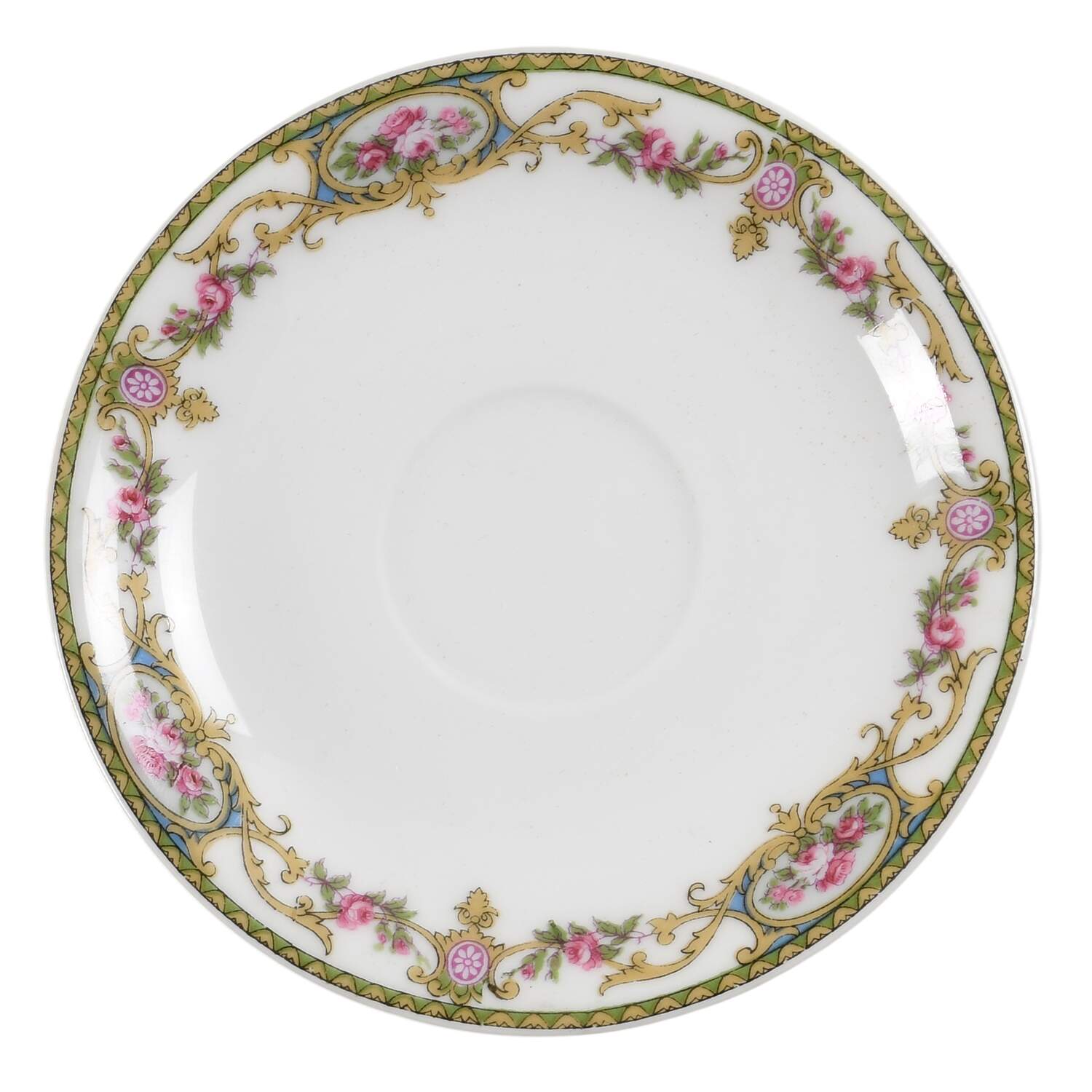 The Arenida (No Gold Trim) Saucer for Demitasse Cup by Leon D Bloch-1