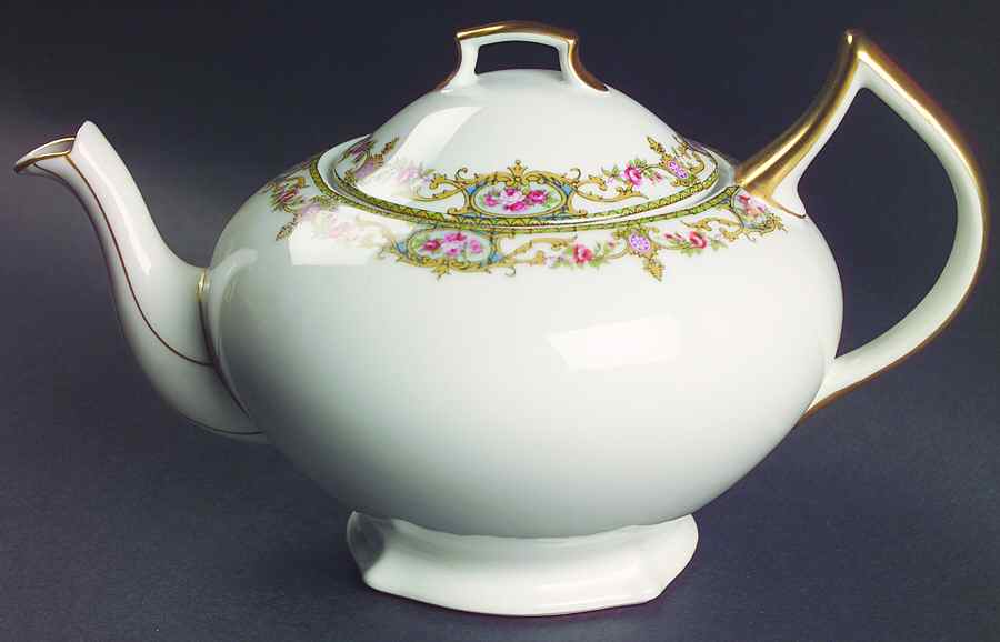 The Arenida (No Gold Trim) Teapot & Lid by Leon D Bloch-1