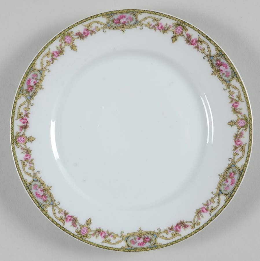 The Arenida (No Gold Trim) Salad Plate by Leon D Bloch-1
