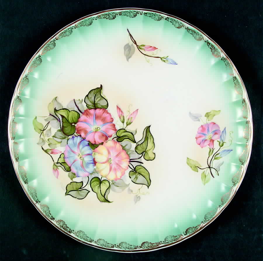 Morning Glory Dinner Plate by Lecot-1