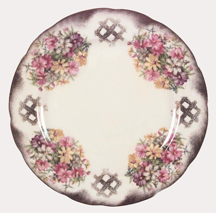 Cosmos Luncheon Plate by Lefton-1