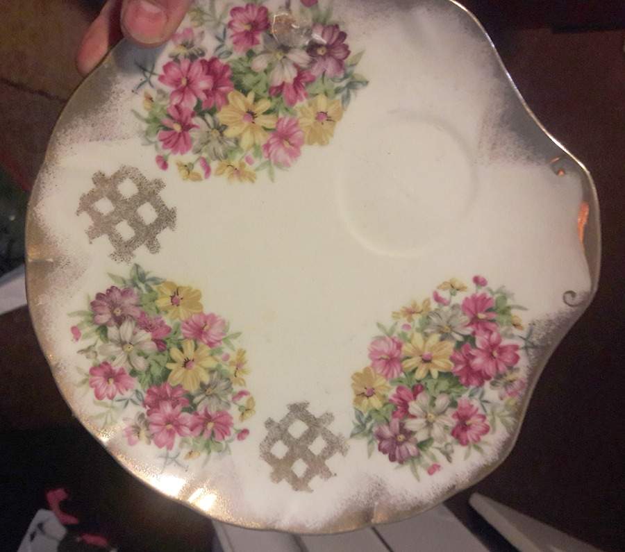 Cosmos Snack Plate by Lefton-1