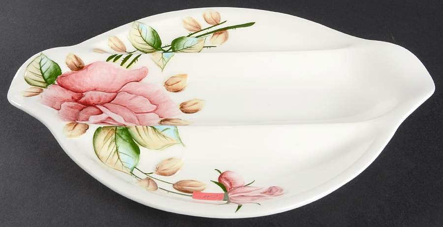 Americana 3-Part Oval Divided Server by Lefton-1