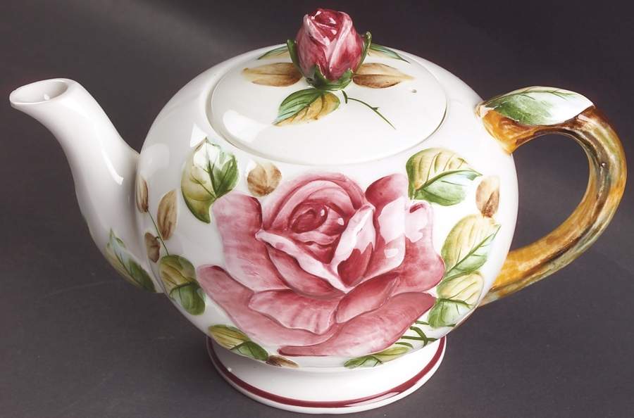 Americana Teapot & Lid by Lefton-1