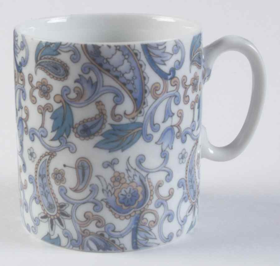 Blue Paisley Mug by Lefton-1