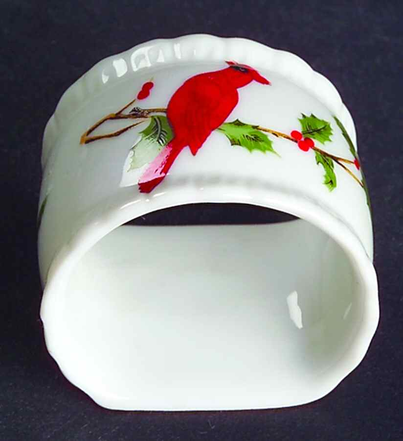 Cardinal Napkin Ring by Lefton-1
