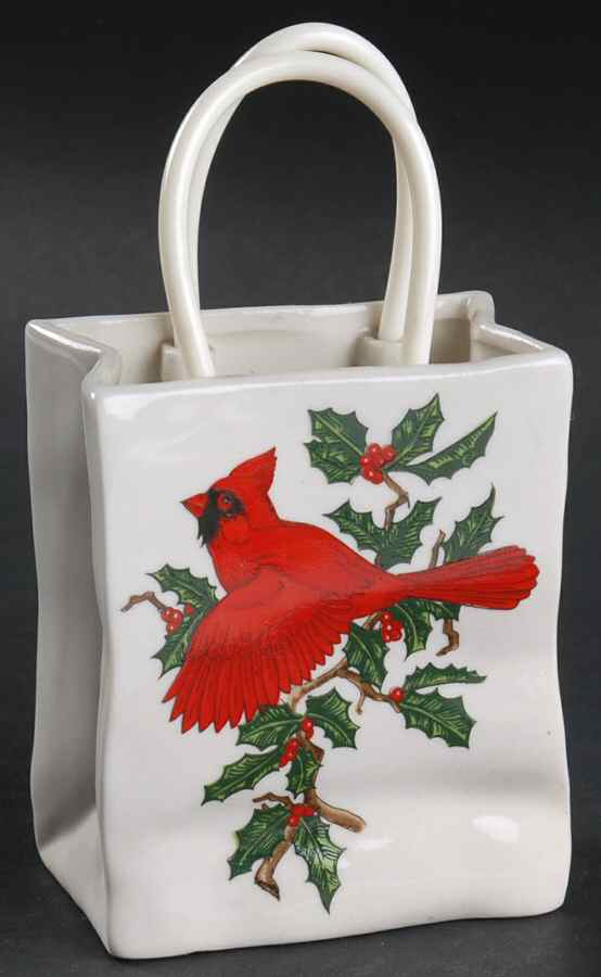 Cardinal Small Planter by Lefton-1